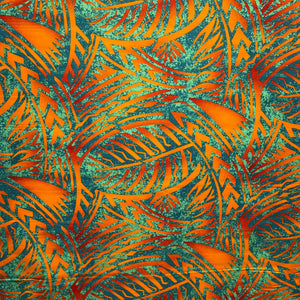 44" Cotton 159859 Green Orange