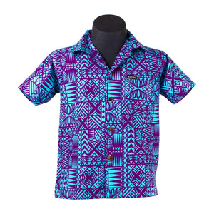 Boys Shirt 2409 Blue Paua