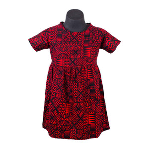 Girls Dresses 2409 Red Ula Fala