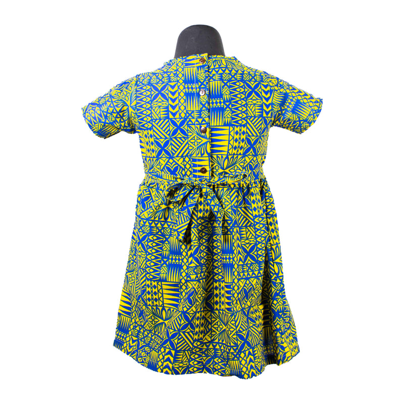 Girls Dresses 2409 Tokelauan Blue