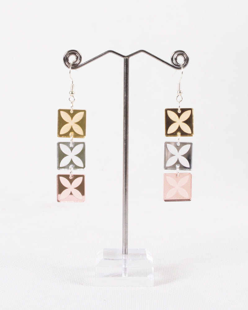 SR Tapa Triple Mirror: Gold/Silver/Rose Gold